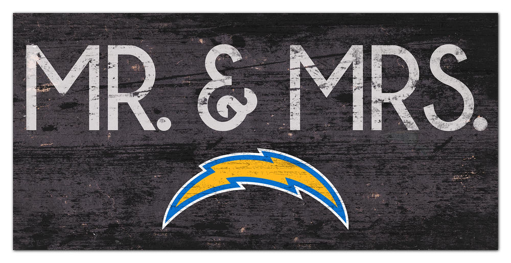 Wholesale NFL0732-Mr & Mrs 6x12 / N0732-Los Angeles Chargers