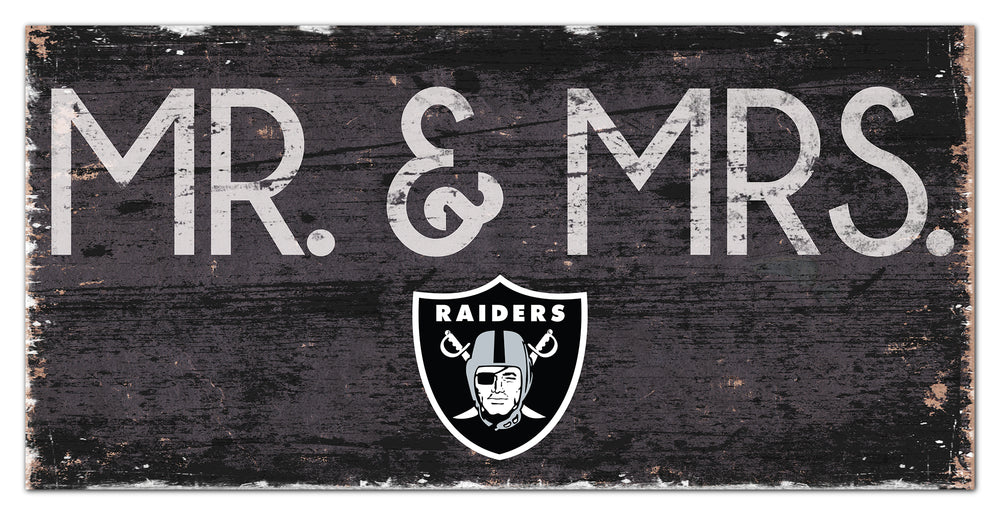 Wholesale NFL0732-Mr & Mrs 6x12 / N0732-Las Vegas Raiders