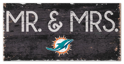 Wholesale NFL0732-Mr & Mrs 6x12 / N0732-Miami Dolphins