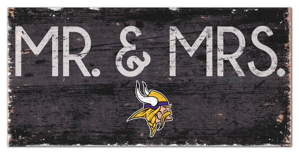 Wholesale NFL0732-Mr & Mrs 6x12 / N0732-Minnesota Vikings