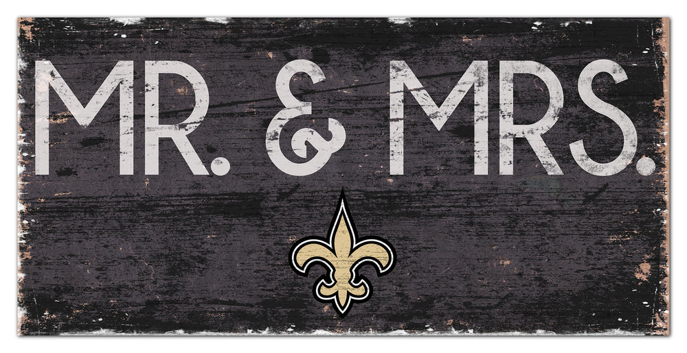 Wholesale NFL0732-Mr & Mrs 6x12 / N0732-New Orleans Saints