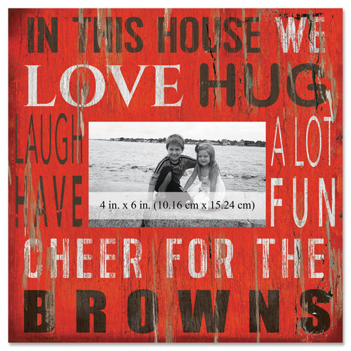 Wholesale NFL0734- In This House Frame / N0734-Cleveland Browns