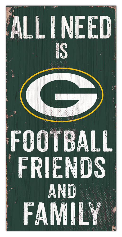 Wholesale NFL0738- Football Friends and Family Color / N0738-Green Bay Packers