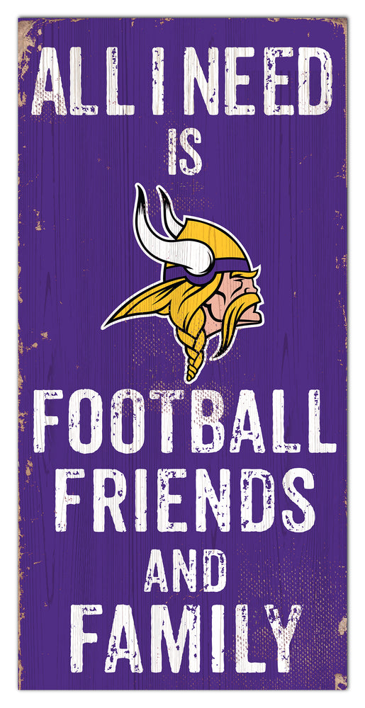 Wholesale NFL0738- Football Friends and Family Color / N0738-Minnesota Vikings