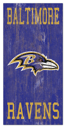 Wholesale NFL0786 Heritage Name 6x12 / N0786-Baltimore Ravens