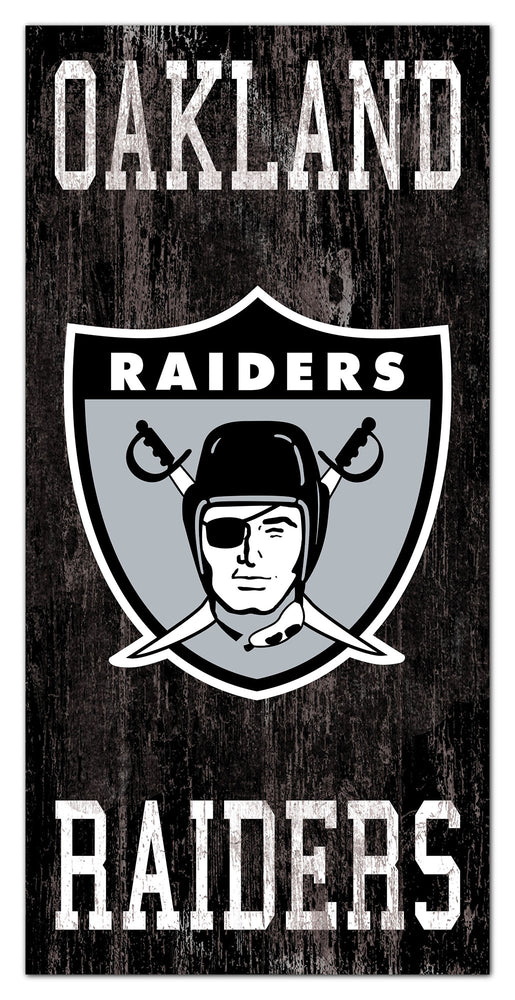 Wholesale NFL0786 Heritage Name 6x12 / N0786-Oakland Raiders