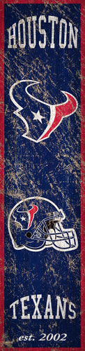 Wholesale NFL0787 Heritage Banner 6x24 / N0787-Houston Texans