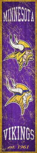 Wholesale NFL0787 Heritage Banner 6x24 / N0787-Minnesota Vikings