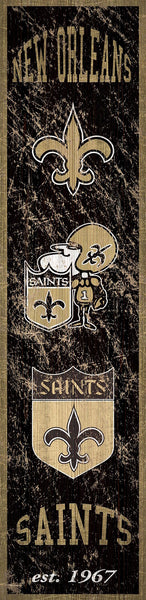 Wholesale NFL0787 Heritage Banner 6x24 / N0787-New Orleans Saints