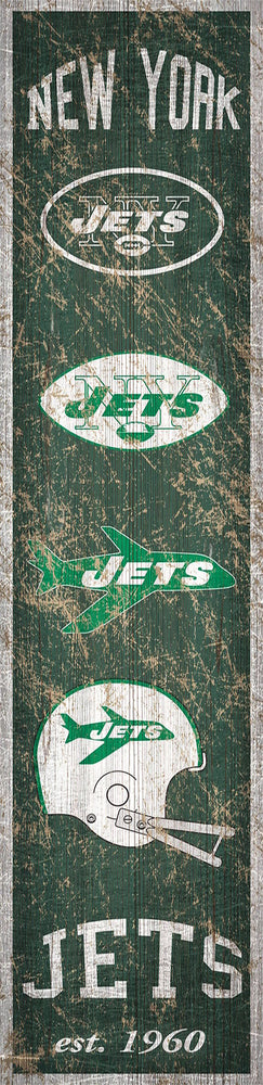 Wholesale NFL0787 Heritage Banner 6x24 / N0787-New York Jets