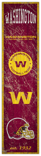 Wholesale NFL0787 Heritage Banner 6x24 / N0787-Washington Football Team