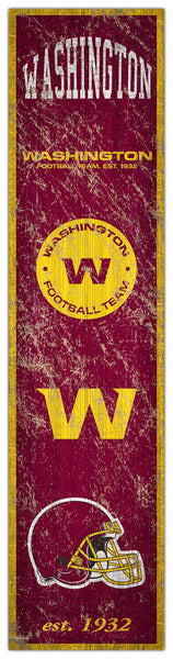 Wholesale NFL0787 Heritage Banner 6x24 / N0787-Washington Football Team