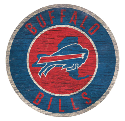 Wholesale NFL0866-12in Circle With State / N0866-Buffalo Bills