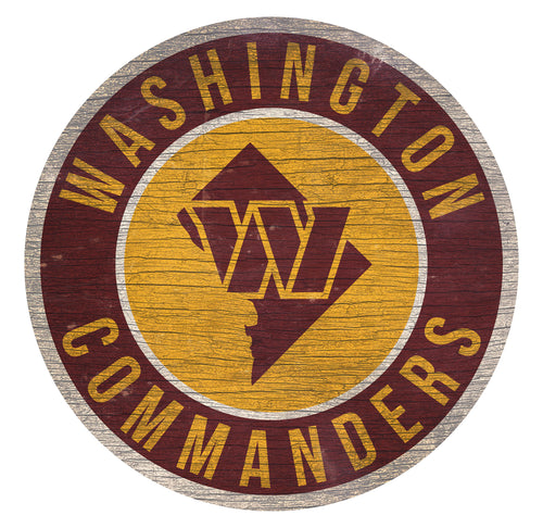 Wholesale NFL0866-12in Circle With State / N0866-Washington Commanders