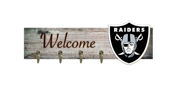 Wholesale NFL0873-Coat Hanger Welcome / N0873-Oakland Raiders