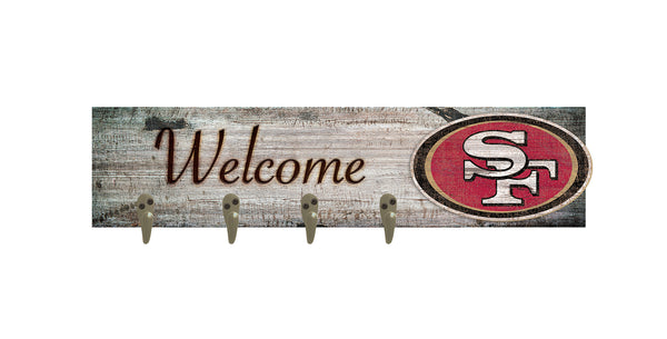 Wholesale NFL0873-Coat Hanger Welcome / N0873-San Francisco 49ers