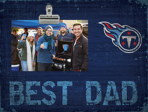 Wholesale NFL0893-Best Dad Clip Frame / N0893-Tennessee Titans