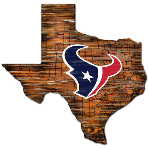 Wholesale NFL0894-12in. state road map sign / N0894-Houston Texans