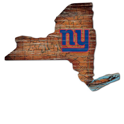 Wholesale NFL0894-12in. state road map sign / N0894-New York Giants