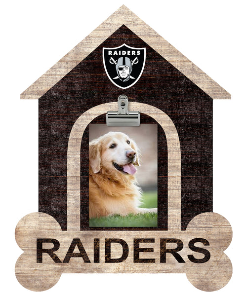 Wholesale NFL0895-Dog House Bone Clip Frame / N0895-Oakland Raiders