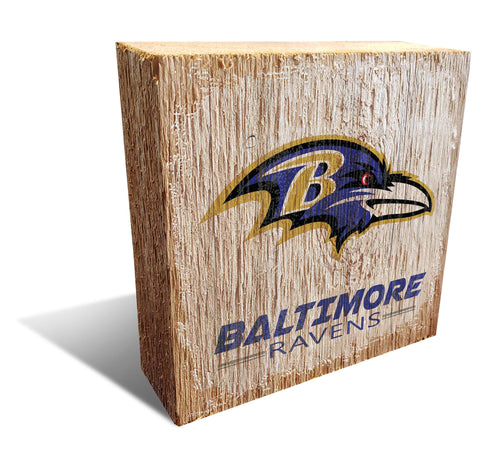Wholesale NFL0907-Team Logo Block 6x6 / N0907-Baltimore Ravens