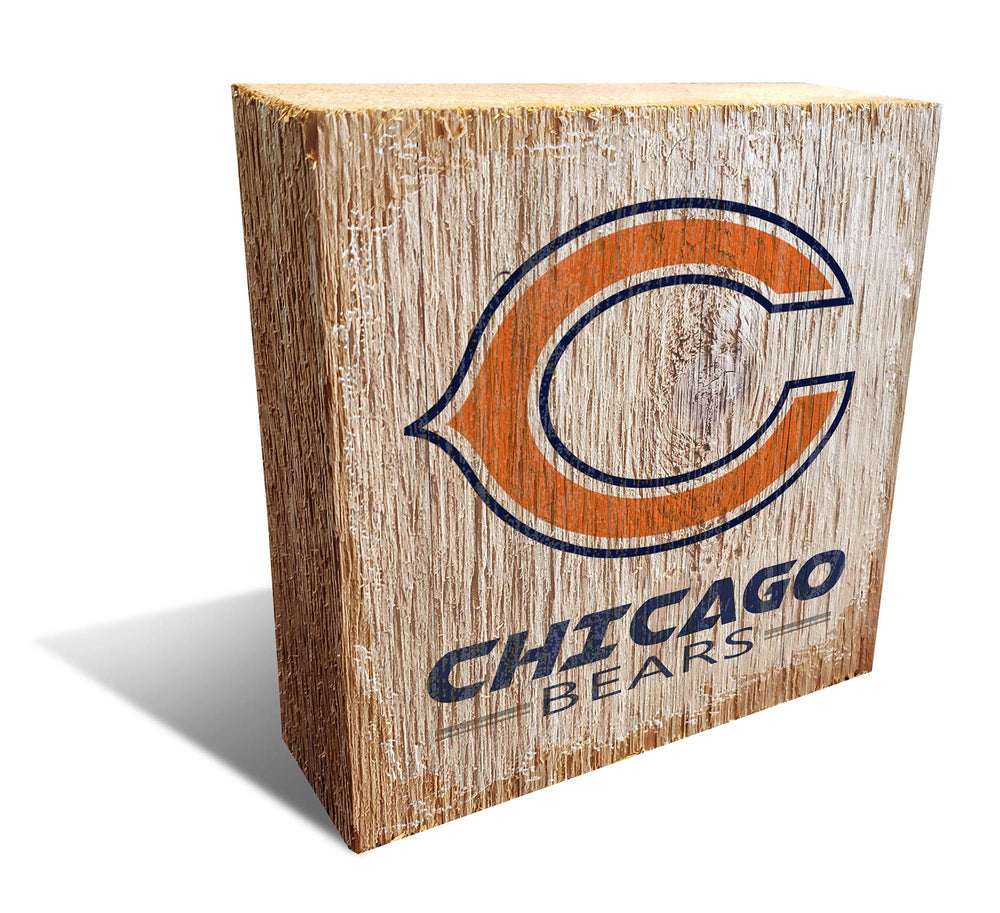 Wholesale NFL0907-Team Logo Block 6x6 / N0907-Chicago Bears