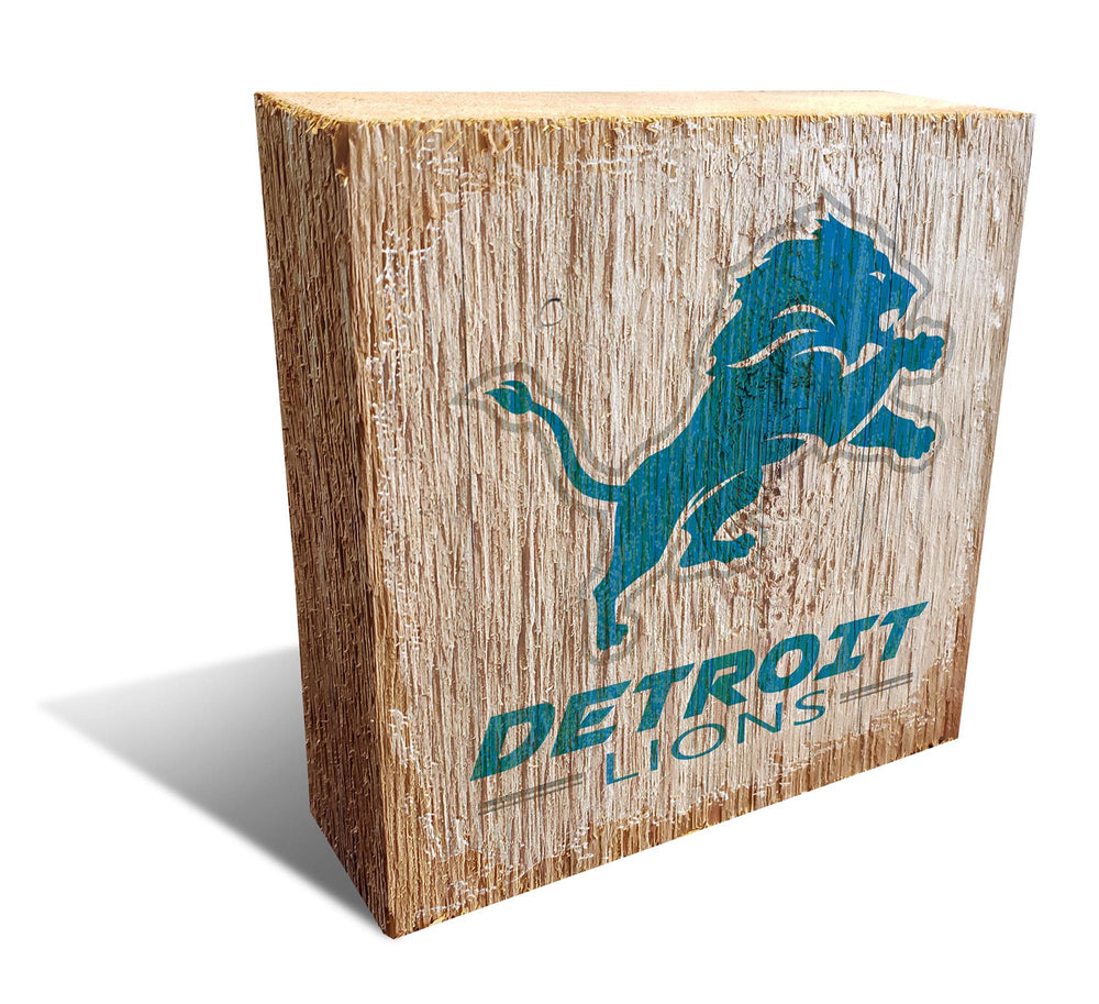 Wholesale NFL0907-Team Logo Block 6x6 / N0907-Detroit Lions