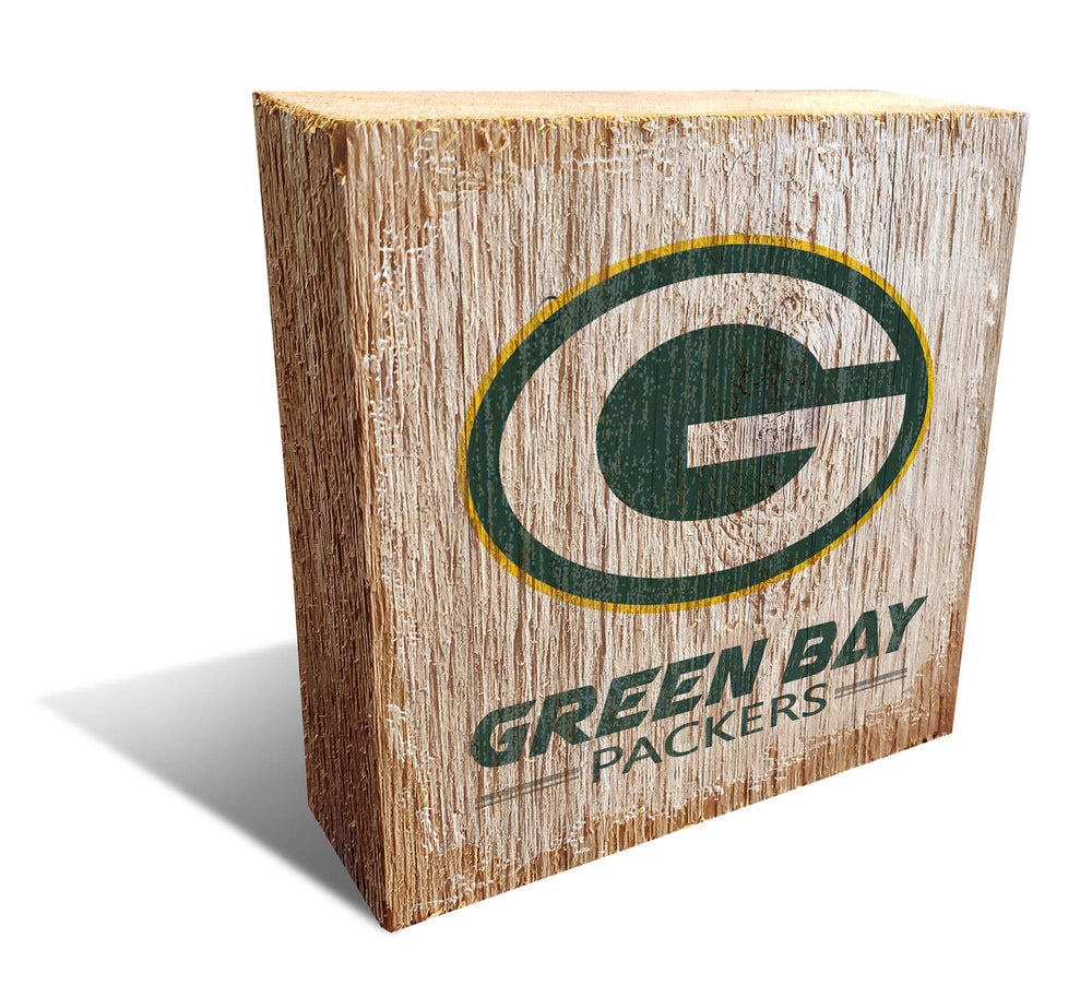 Wholesale NFL0907-Team Logo Block 6x6 / N0907-Green Bay Packers