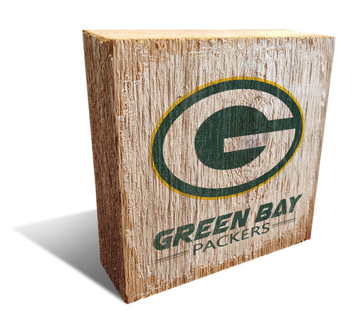 Wholesale NFL0907-Team Logo Block 6x6 / N0907-Green Bay Packers