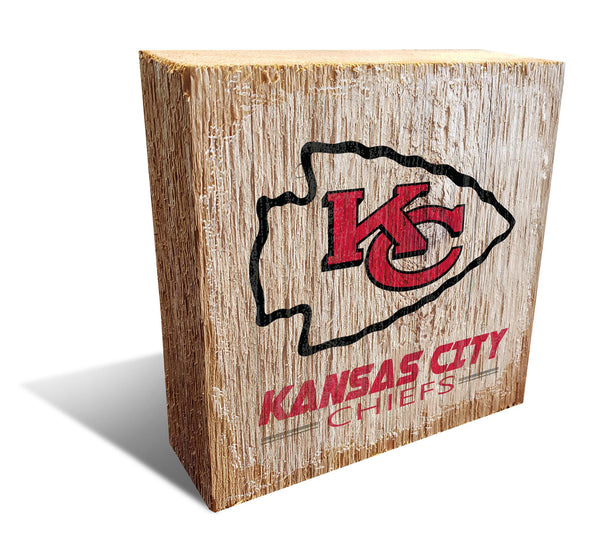 Wholesale NFL0907-Team Logo Block 6x6 / N0907-Kansas City Chiefs