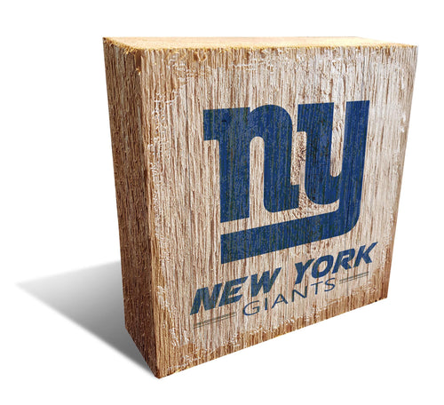 Wholesale NFL0907-Team Logo Block 6x6 / N0907-New York Giants