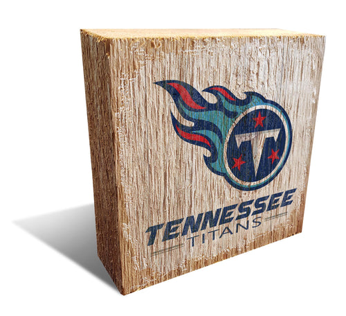 Wholesale NFL0907-Team Logo Block 6x6 / N0907-Tennessee Titans