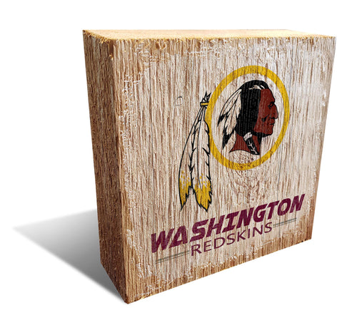 Wholesale NFL0907-Team Logo Block 6x6 / N0907-Washington Redskins