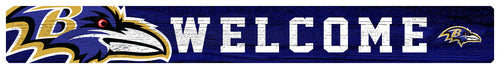 Wholesale NFL0909-Welcome Strip Sign 1.5x16 / N0909-Baltimore Ravens