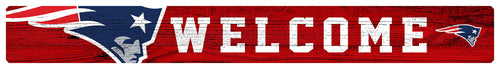 Wholesale NFL0909-Welcome Strip Sign 1.5x16 / N0909-New England Patriots