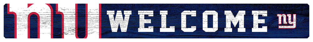 Wholesale NFL0909-Welcome Strip Sign 1.5x16 / N0909-New York Giants