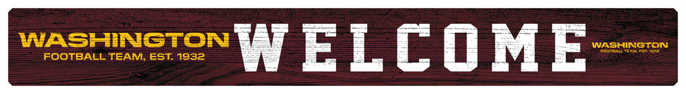 Wholesale NFL0909-Welcome Strip Sign 1.5x16 / N0909-Washington Football Team