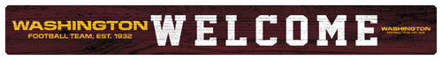 Wholesale NFL0909-Welcome Strip Sign 1.5x16 / N0909-Washington Football Team