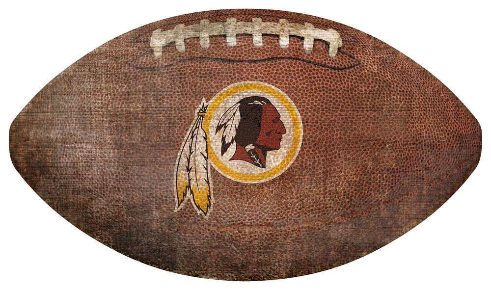 Wholesale NFL0911-Distressed 12inch Football / N0911-Washington Redskins