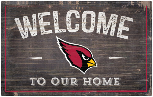 Wholesale NFL0913-11x19 inch Welcome Sign (Khols Resize) / N0913-Arizona Cardinals