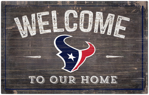Wholesale NFL0913-11x19 inch Welcome Sign (Khols Resize) / N0913-Houston Texans