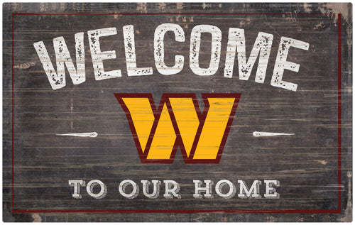 Wholesale NFL0913-11x19 inch Welcome Sign (Khols Resize) / N0913-Washington Commanders