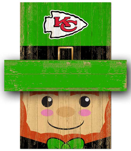 Wholesale NFL0919-Leprachaun Head / N0919-Kansas City Chiefs