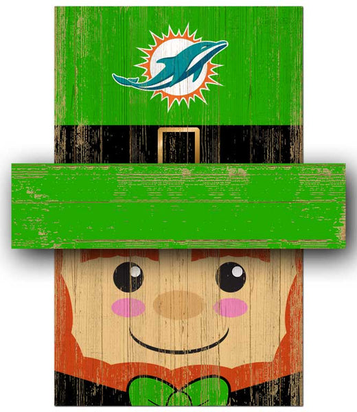 Wholesale NFL0919-Leprachaun Head / N0919-Miami Dolphins