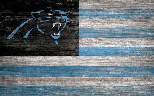 Wholesale NFL0940-American Flag 11x19 / N0940-Carolina Panthers