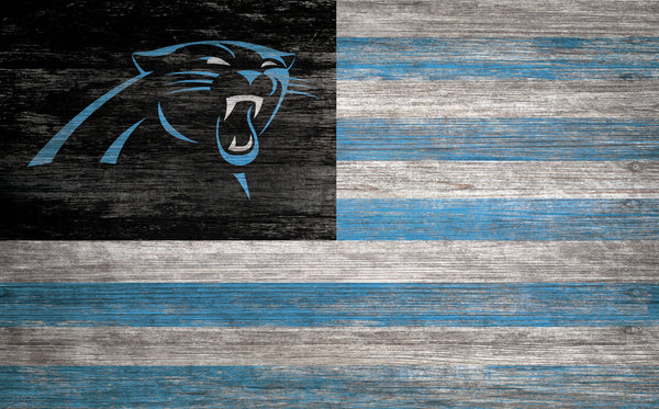 Wholesale NFL0940-Flag 11x19 (Khols Resize) / N0940-Carolina Panthers