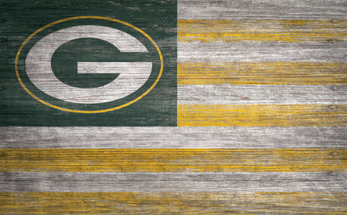 Wholesale NFL0940-Flag 11x19 (Khols Resize) / N0940-Green Bay Packers