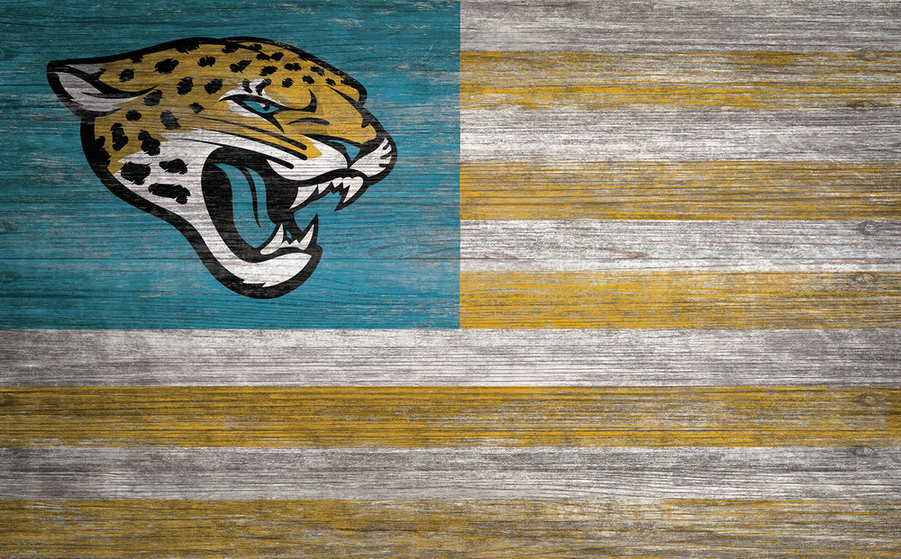 Wholesale NFL0940-American Flag 11x19 / N0940-Jacksonville Jaguars