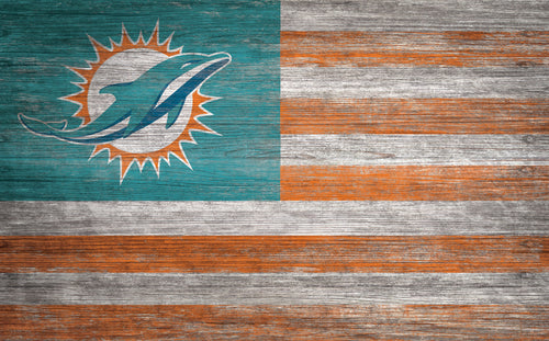 Wholesale NFL0940-Flag 11x19 (Khols Resize) / N0940-Miami Dolphins