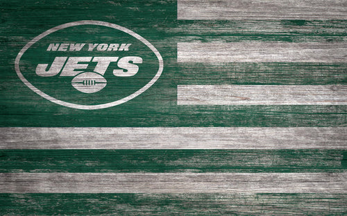 Wholesale NFL0940-American Flag 11x19 / N0940-New York Jets
